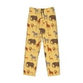 thumbnail image 4 of Xecao Cute Animals Men's Straight Lounge Pajama Pants: The Ultimate in Comfortable Sleepwear, 4 of 9