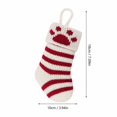 thumbnail image 2 of Christmas Knit Stocking Small Gift Bags for Pet Cats and Dogs, Holiday Candy Holder, Knitted Sock Decoration for Christmas Tree and Fireplace Hanging Decor, 2 of 4