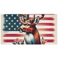 thumbnail image 2 of Deer on American Flag 3 Ring Binders 1.5 inch Hardcover File Folders with Interior Pockets A4 Size Organizer for School Office Hospital, 2 of 8