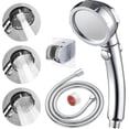 thumbnail image 1 of High Pressure Handheld Shower Head Detachable Shower Head with SelfAdjustable Holder RV Handheld Shower Head with Hose and On Off Switch (), 1 of 6