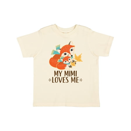 

Inktastic My Mimi Loves Me Fox Gift Boys or Girls Toddler T-Shirt
