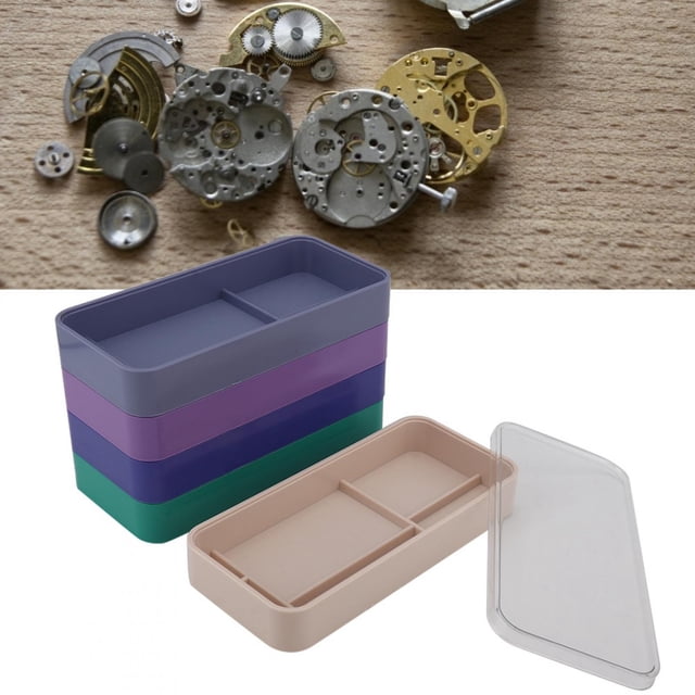 Watch Parts Storage Box Crafts Watch Accessories Storage Box Durability Organize Small Parts For Home Work Shop School Office