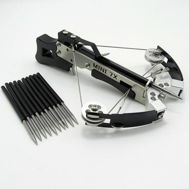 Mini Archery Crossbow DIY Assembly Kit Mini Crossbow Hunting Crossbow Metal Material Catapult for Hunting Shooting Practice Archery Entertainment Fun