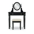 thumbnail image 4 of Linon Lorraine Wood Vanity Set in Black, 4 of 21