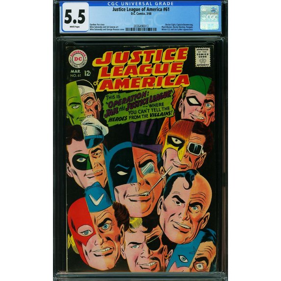 Justice League of America #61 - CGC 5.5 Comic Book