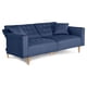 thumbnail image 5 of Sofá Cama Makora Maxim Azul Lino 3 Posiciones con Soft Foam Reclinable, 5 of 9