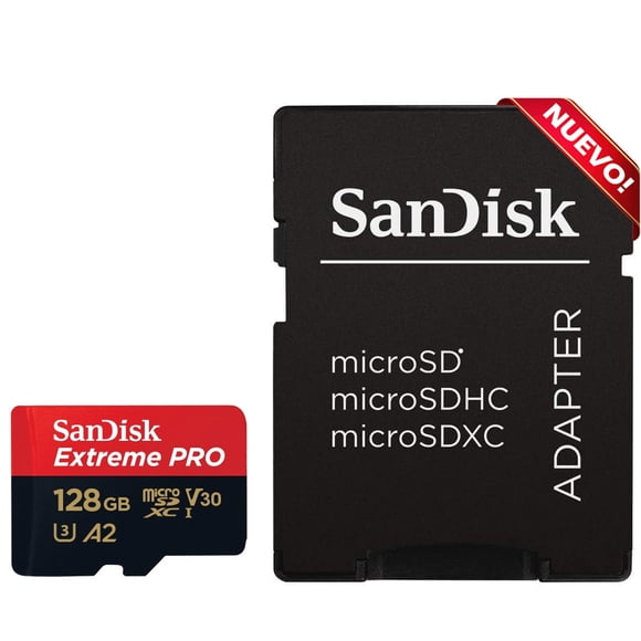 Memoria Micro SD 128GB SANDISK Extreme 4K SDSQXCD-128G-GN6MA