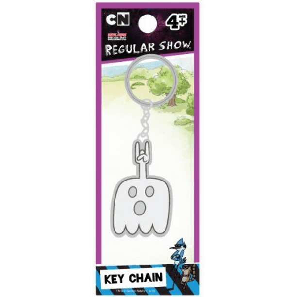 Regular Show Cartoon Network High Five Ghost Metal Key Chain 