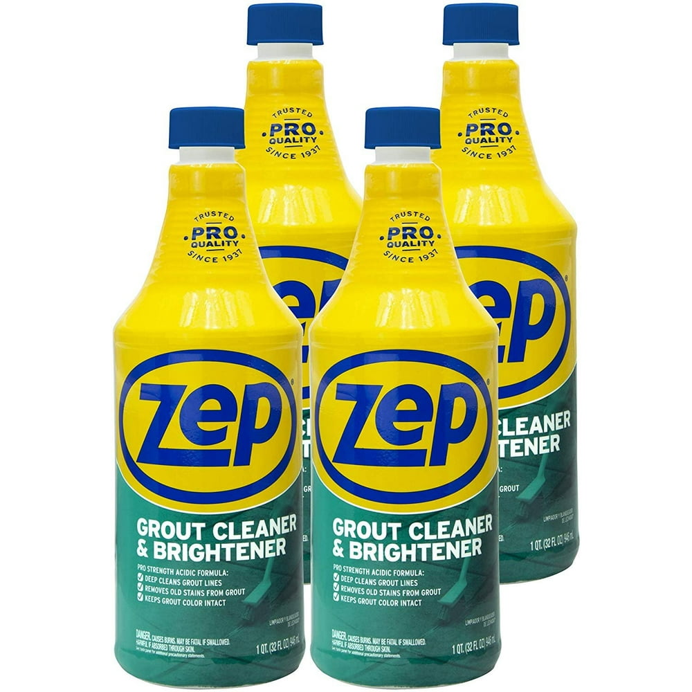 Zep Grout Cleaner and Brightener 32 Ounce ZU104632 (Case of 4) Pro