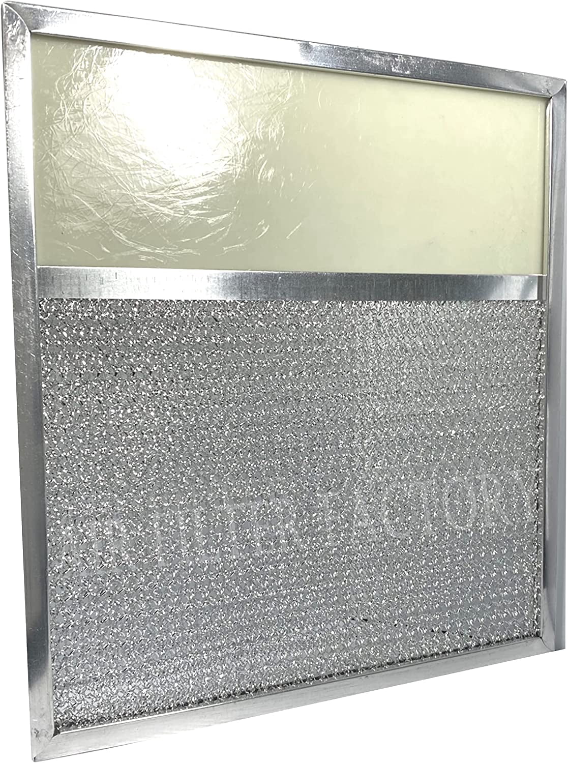 Air Filter Factory 10 x 12-1/2 x 3/8 Range Hood Aluminum Lens Grease Filters 2-Pack