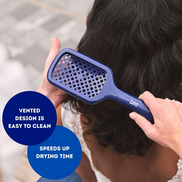 Goody x Lee Paddle Hairbrush, Detangling, No-Snag, Vented Design