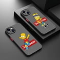 thumbnail image 4 of Luxury Trendy Brands Logo Phone Case For iPhone 15 14 13 12 11 Pro Max mini XS Max XR X 8 Plus SE Frosted Translucent Cover, 4 of 5