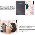 thumbnail image 2 of Abstract Graphic Design Mouse Pad Washable Square Cloth Mousepad for Office Laptop NonSlip Rubber Base Cute Desk Accessory for Wireless Mouse Add Creativity to Your Workspace, 2 of 6