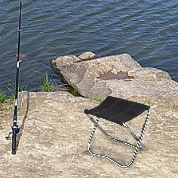 Taburete De Camping Plegable Portátil Asiento De Silla De