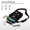 thumbnail image 7 of HELLHERO Shoulder Bag Polyester with Zipper Snowflake Candy Cane Pattern for Daily Commute or Casual Outings Men, Women, 7 of 7