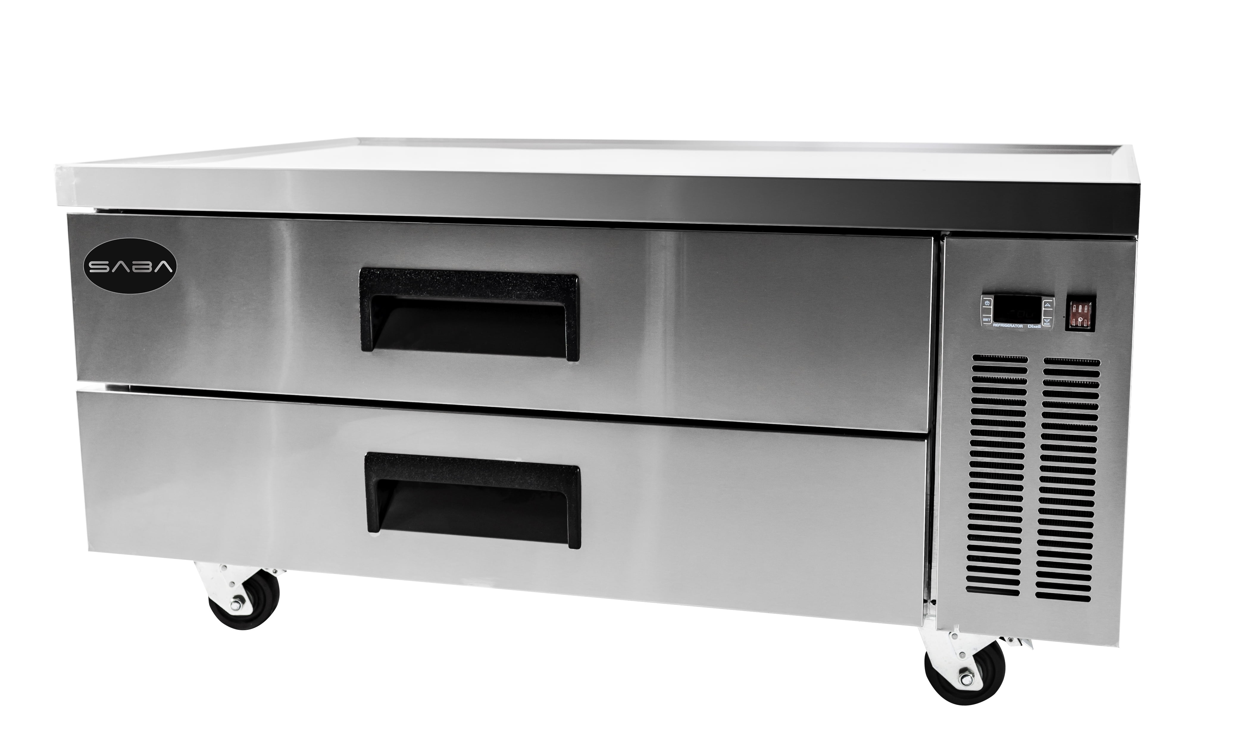 Heavy Duty Commercial 52" Chef Base 2 Drawer Refrigerator