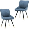 thumbnail image 6 of Andeworld Modern Armless Dining Chairs, Blue (Set of 2), 6 of 7