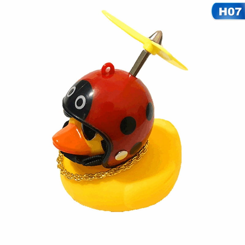 Bicycle Duck Bell with Light Wind Small Yellow Duck Road Bike for children New