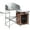 Brown, variant on Topbuy Camping Folding Table Portable Outdoor BBQ Grill Stand w/Windscreen Bag