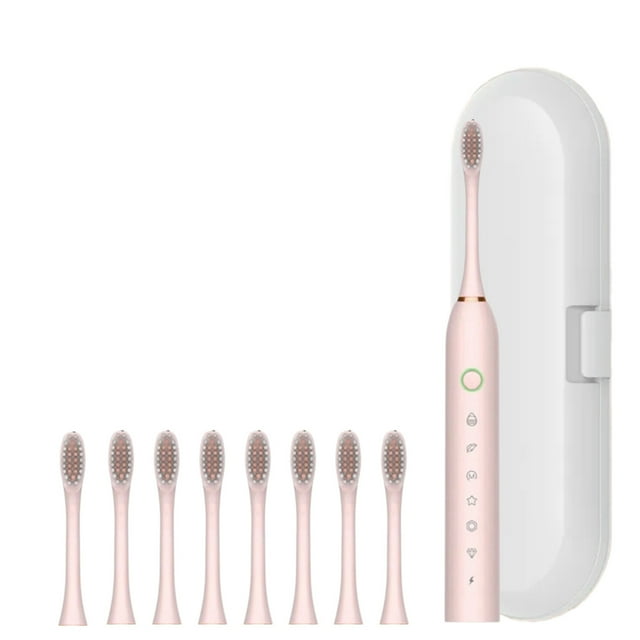Têtes de Brosse à Dents de Rechange 8 Têtes de Brosse Brosse à Dents pour Adulte Recharge USB0