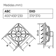 thumbnail image 2 of EXTRACTOR DE AIRE AXIAL INDUSTRIAL 14 Pulgadas GARSO EXT14", 2 of 3