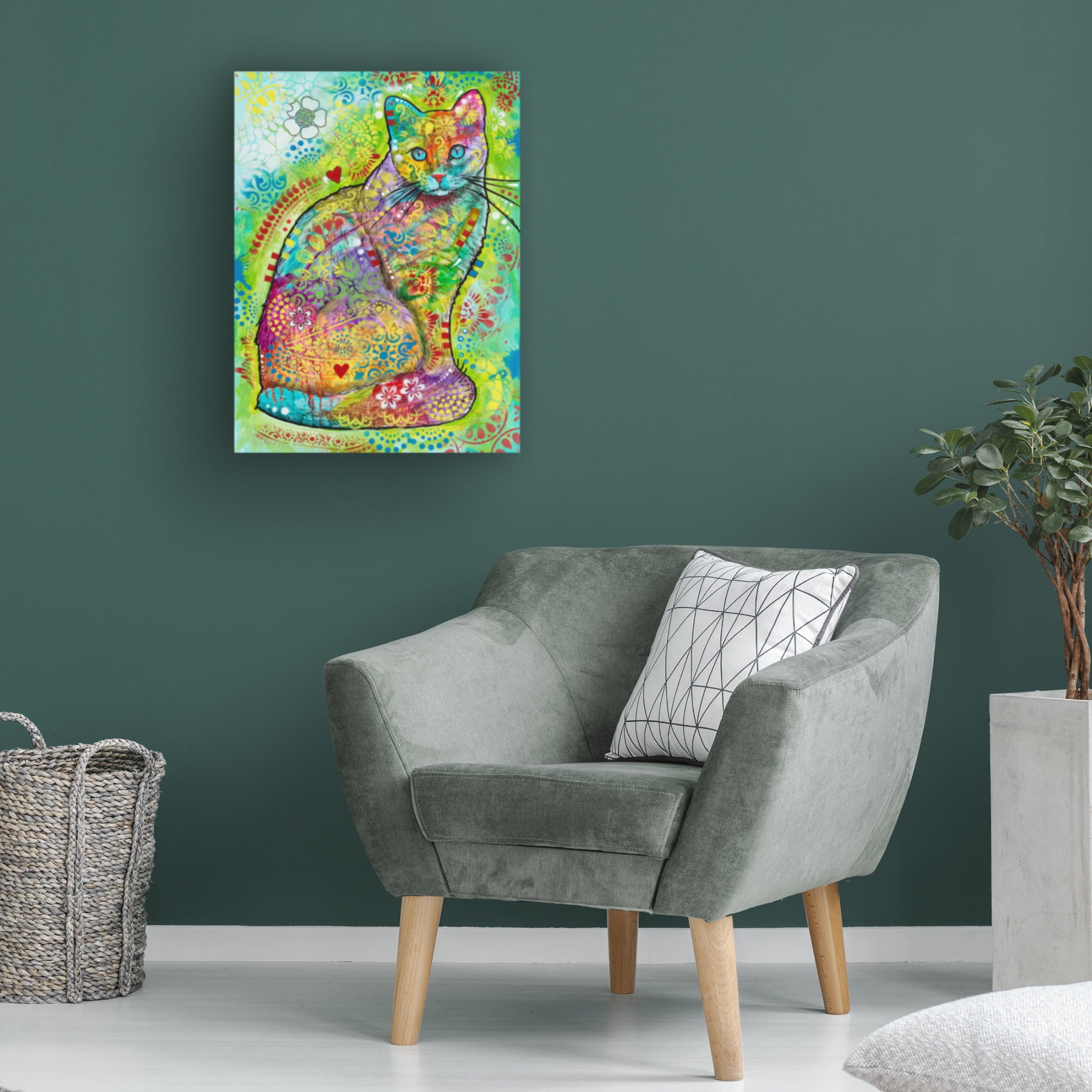 Canvas Wall Art - Dean Russo 'Lil Blue Eyes' Wall Art for Living Room, Bedroom, or Office Décor by Trademark Fine Art - 24 x 32 Inches