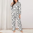 thumbnail image 2 of Sikiie Lovely Penguin Women's Long-Sleeve Shirt and Full-Length Bottom Pajama Set (s-xxl)-XX-Large, 2 of 7