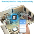thumbnail image 3 of Billuyoard Sensor de temperatura y humedad USB de 2,4 Ghz, Control remoto para sala de estar, termómetro digital, dispositivo de medición, suministros Termómetros Billuyoard HA011148-00B, 3 of 6