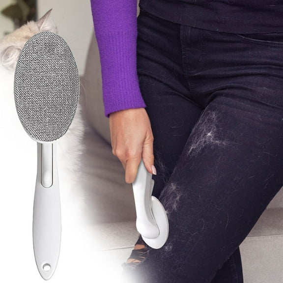2023 Rotatable Clothes Hair Remover Brush - Pet Hair Removal Tool for Clothes, Beds & Sofas - Self-Cleaning Polyester Bristles - 25x7x3.5cm - Includes 1 Brush
