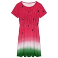 thumbnail image 3 of Watermelon Lovers Sundress Short Sleeve Dress Summer Women Clothes Dress for Women Dresses, 3 of 7