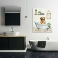 thumbnail image 3 of Stupell Industries Doggie Bath Time Bath & Laundry Painting Wrapped Canvas Art Print Wall Art, 36 x 48, 3 of 8