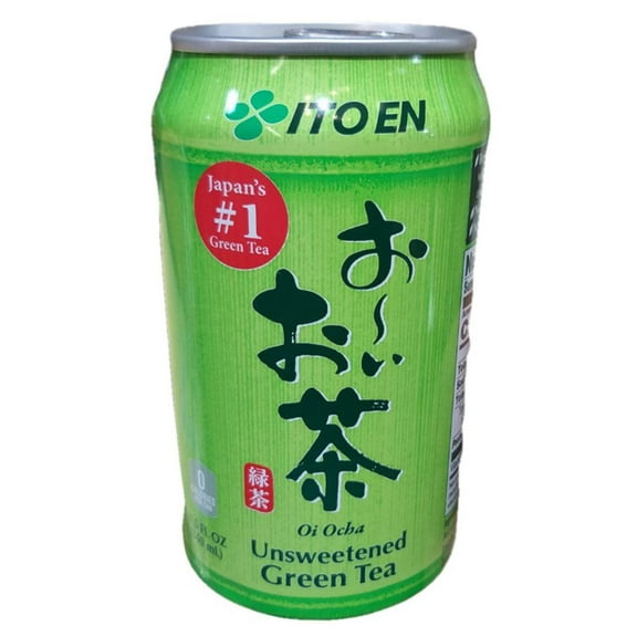 Ito En - Unsweetened Green Tea, 11.5 Ounces, (6 Cans)