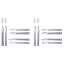 New Arrivals 12 Empty Fillable Blank Paint Pen Markers Refillable Fine Tip Graffiti Acrylic