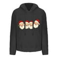 thumbnail image 4 of ShiShine Christmas Sweatshirts for Women Pullover Hoodie Sweater Fuzzy Plush Casual Winter Sweatshirt Cute Oversized, 4 of 5