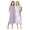 Pale Lilac Songbird, variant on Plus Size 2-Pack Bib Gown