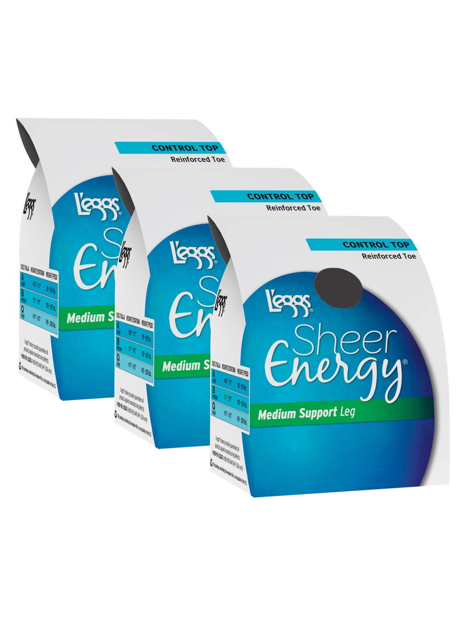 L'eggs Sheer Energy Medium Support 