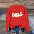 thumbnail image 6 of Qzwdhjm Girls Christmas Sweatshirts Xams Santa Cute Crewneck Sweatshirt with Thin Fleece Long Sleeve Graphic Winter Pullovers 2-15 Year, 6 of 9