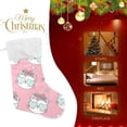 thumbnail image 2 of SKYSONIC Christmas Stocking Personalized Cat Large Candy Stocking Hanging Gift Xmas Stockings Decoration 1 PC for Family Holiday Party Ornaments Decor Fireplace, 2 of 7