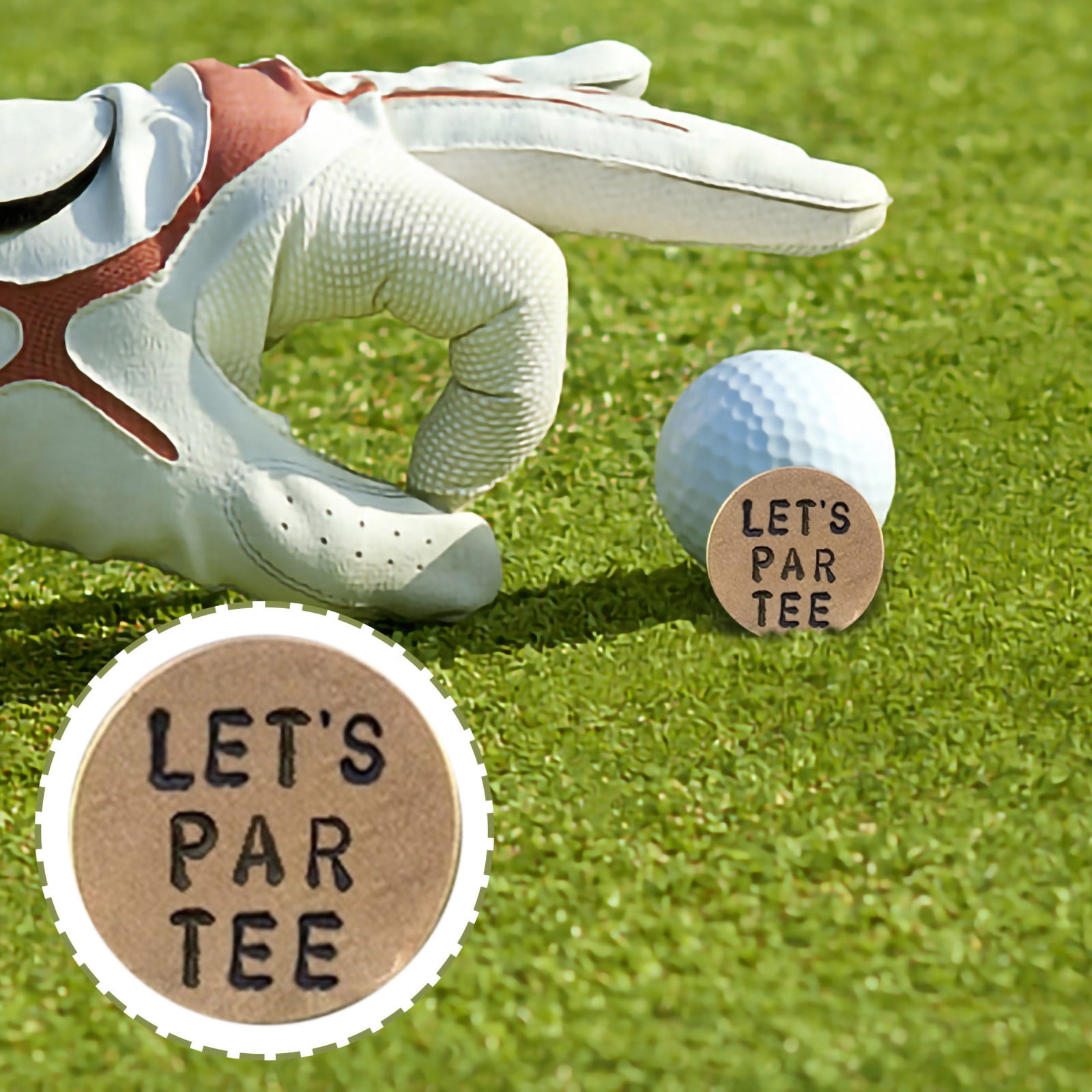 Christmas Clearance! SuoKom Golf Pen Marking Adult Humorous Carrying Golf Marking Tray