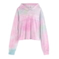 thumbnail image 2 of Ketyyh-chn99 Teen Girl Clothes Girls Casual Hoodies Long Sleeve Cute Lightweight Pullover Tops with pocket Loose Solid Sweatshirt Dark Purple,6-7 Years, 2 of 4