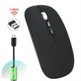 thumbnail image 2 of M103 Rechargeable Sans Fil 2.4G Sans Fil Ultra-Mince Silencieux 3 DPI Réglables Batterie Intégrée 500mAh Noir, 2 of 7