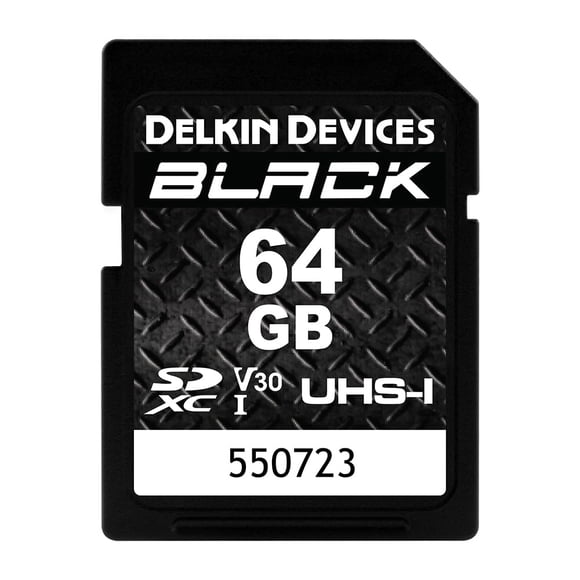 Tarjeta de memoria SDHC Delkin Devices Black Rugged de 64 GB