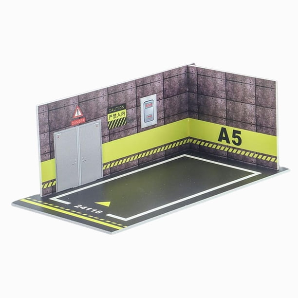 Diorama de Estacionamiento 1/24 Hugo Mini Estacionamiento