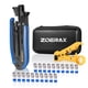 thumbnail image 1 of Kit de Herramientas para Crimpar ZOERAX con 20 Conectores F RG6 RG59 RG11, 1 of 7