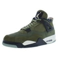 thumbnail image 5 of Nike Air Jordan 4 Retro SE Craft Mens Shoes Size 11.5, Color: Medium Olive/Pale Vanilla, 5 of 5