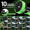 thumbnail image 5 of LOVFEN 50 ft Garden Hose,Non-Expanding Kink Free Flexible Water Hose with 10-Pattern Spray Nozzle, Lightweight Hose Pipe, Leak Proof, 3/4" Swivel Connectors, Super Fabric, Portable Storage Strap, 5 of 8