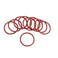 thumbnail image 1 of Unique Bargains 10 Pieces Soft Rubber O Rings Seal Washers Replacement Red 45mm x 3mm, 1 of 1