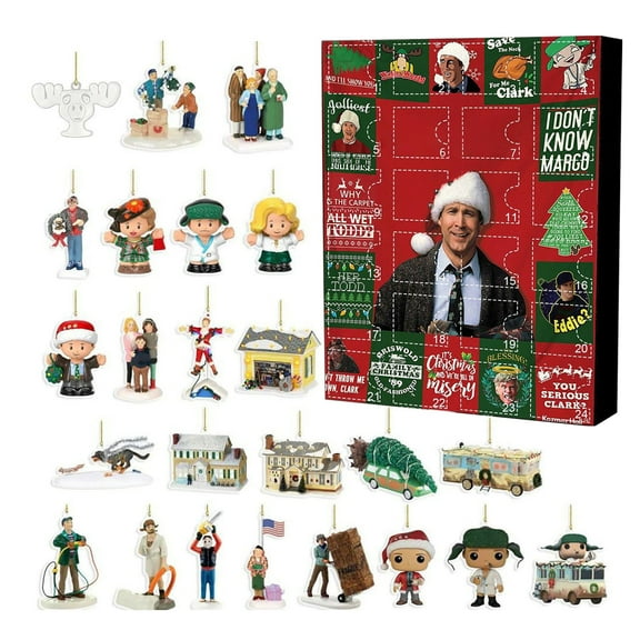 National Lampoon’s 2025 Christmas Vacation 24-Day Advent Calendar Festive Toy Gifts 2D Acrylic Views Panoramic