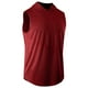 thumbnail image 5 of Blusa sin mangas con capucha para hombre, color liso, informal, deportiva, sin mangas, con capucha, de poliéster, 5 of 5