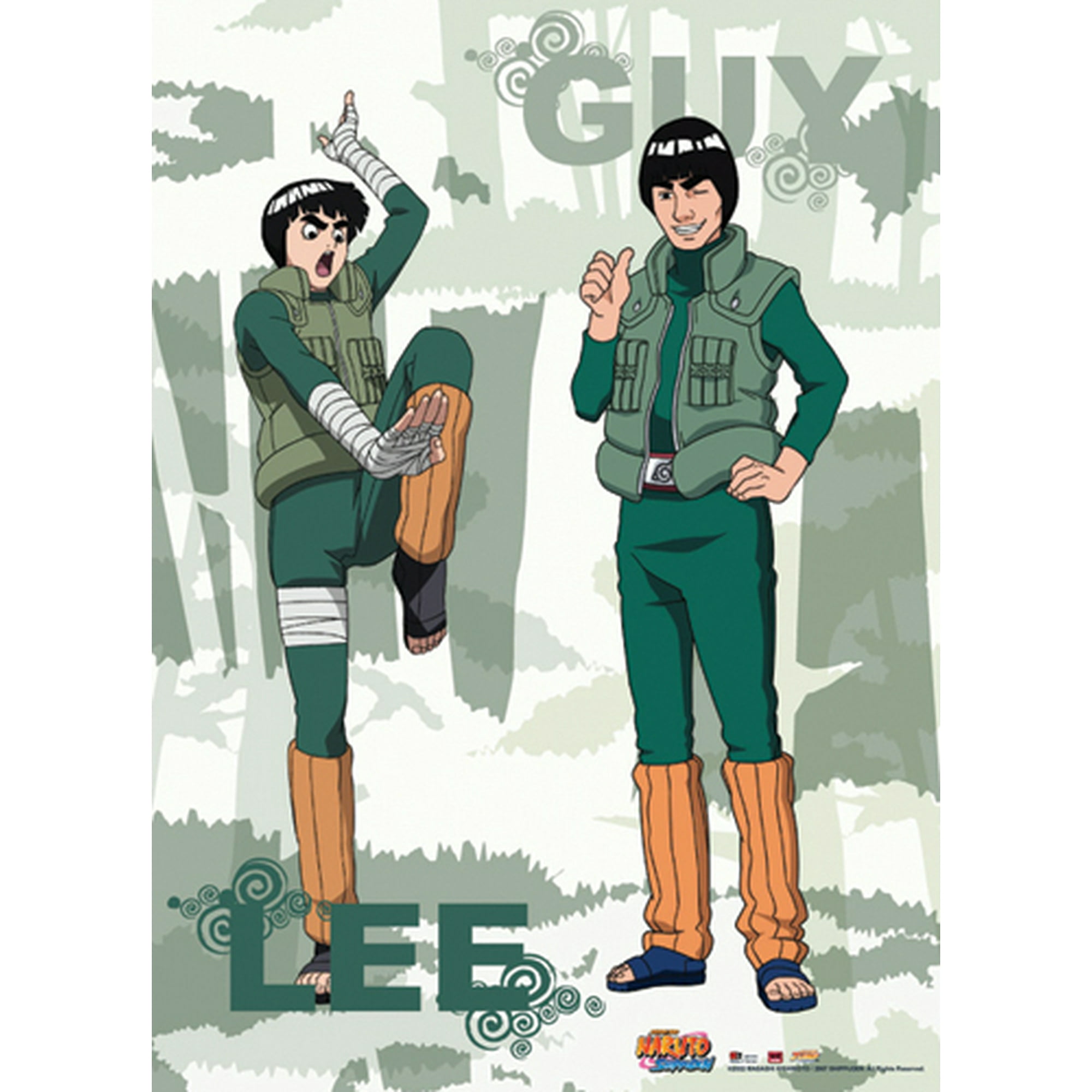 Wall Scroll - Naruto Shippuden - Rock Lee & Mighty Guy Fabric New Anime  ge5256 | Walmart Canada